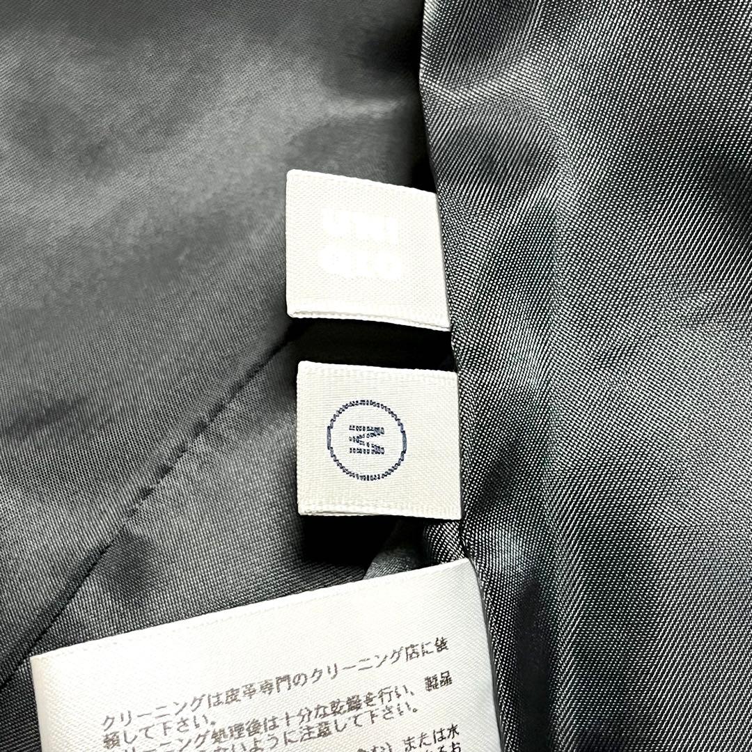 ✨美品✨激レア オールドユニクロ レザージャケット ラムレザー シワ加工 M