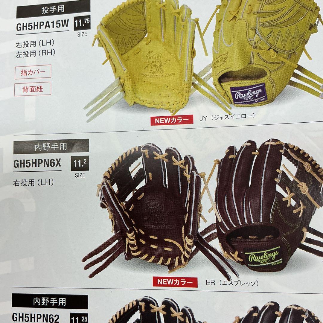 ローリングスHOHプレミアム硬式グローブ　湯もみ型付けサービス