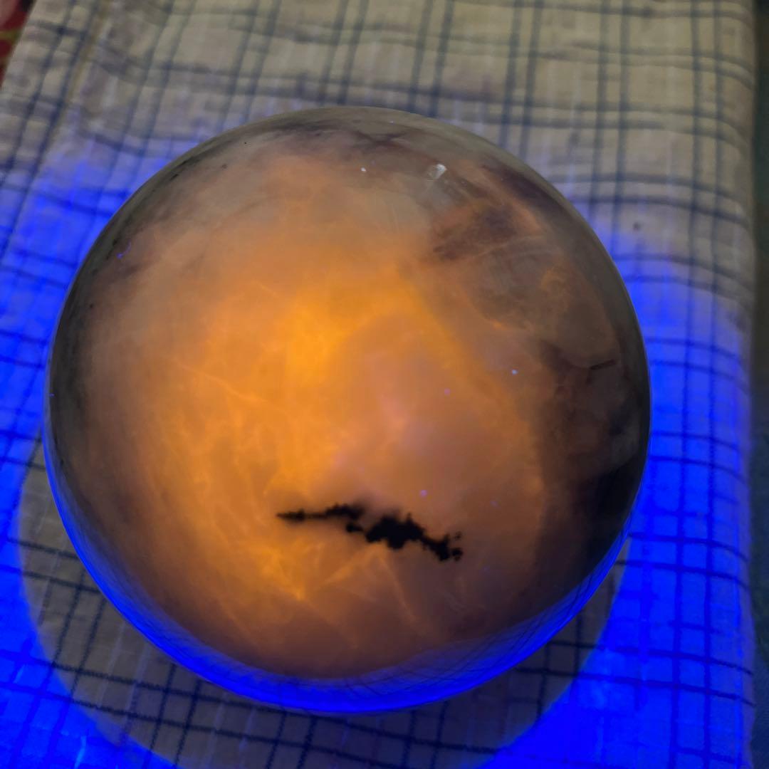 D ぴぃさま専用　アフガナイト　スフィア　天然石置物