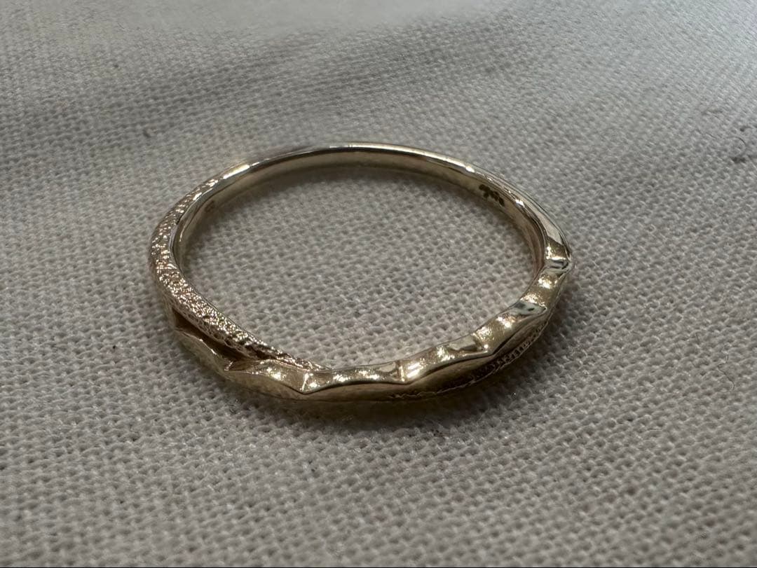 専用ページ‼️agete アガット ２連風　K10リング　13号　販売証明書付き