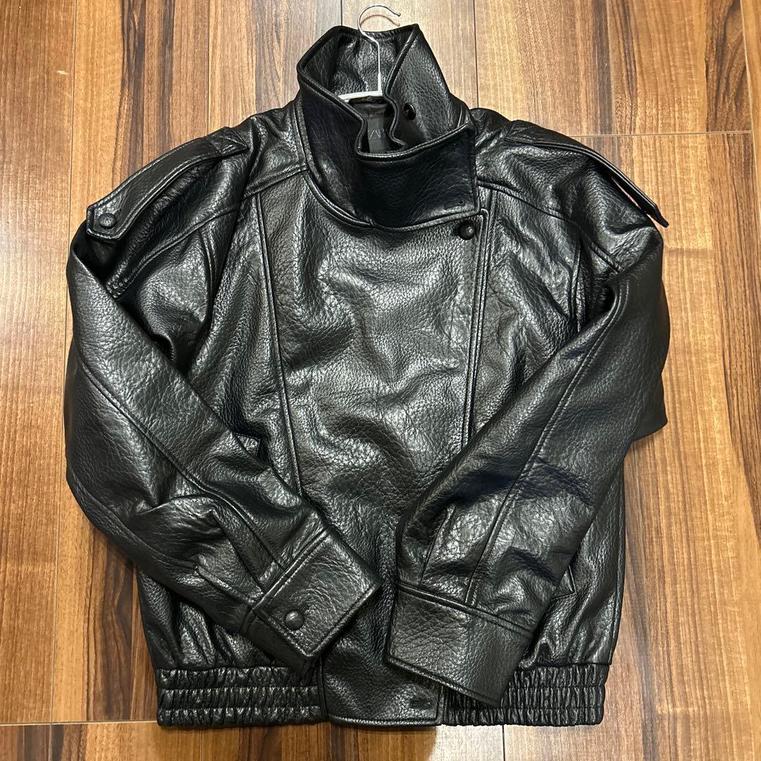 １０日限定SALE ZARAフェイクレザージャケット