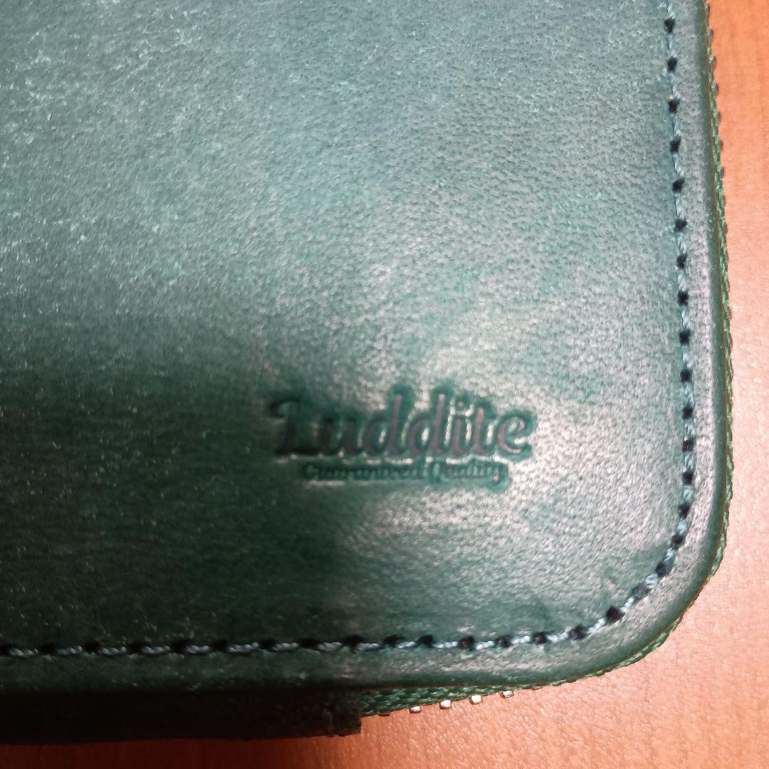 LUDDITE　ラウンドジップペンケース　エッセンシャル MAYA　ティール