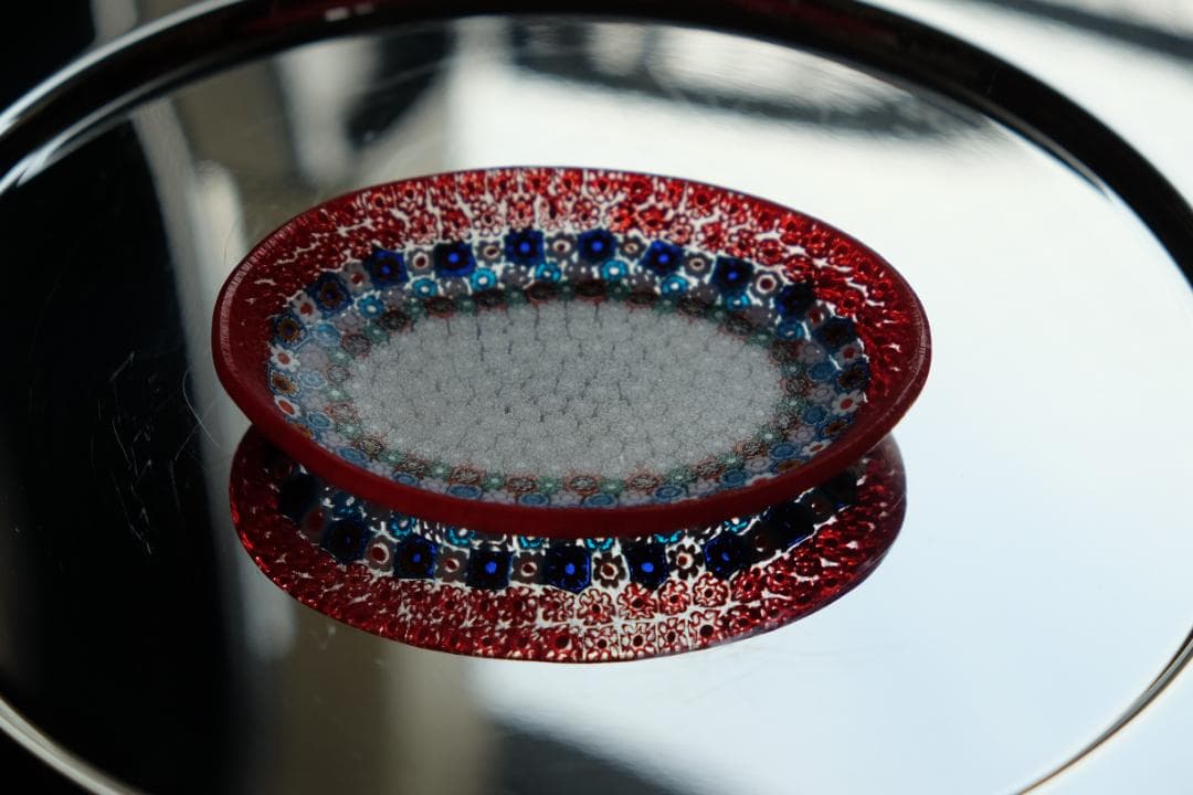 ムリーニ ミルフィオリ 小皿 デザートプレート ムラノガラス 田子美紀 藤田喬平