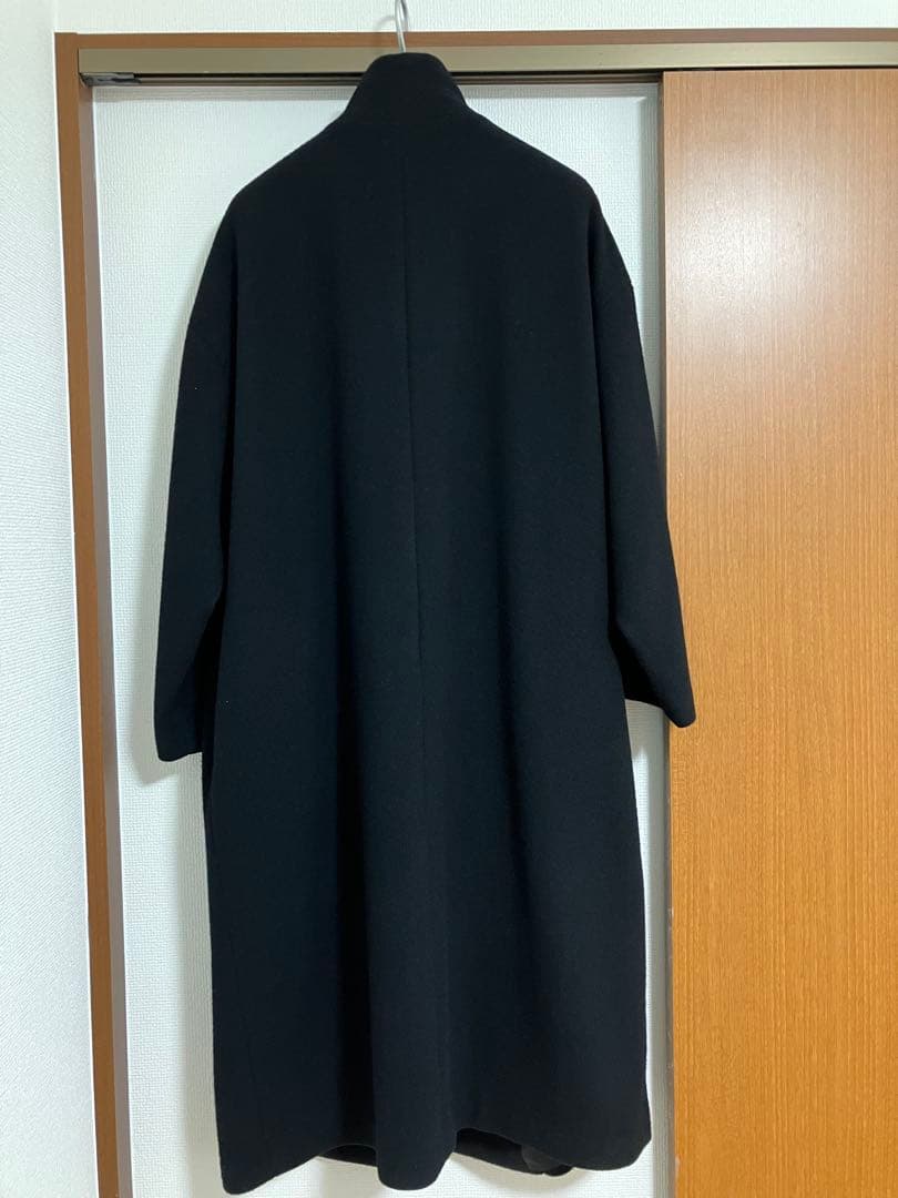 mizuiro ind ウールブレンドスタンドカラーコート　24AW