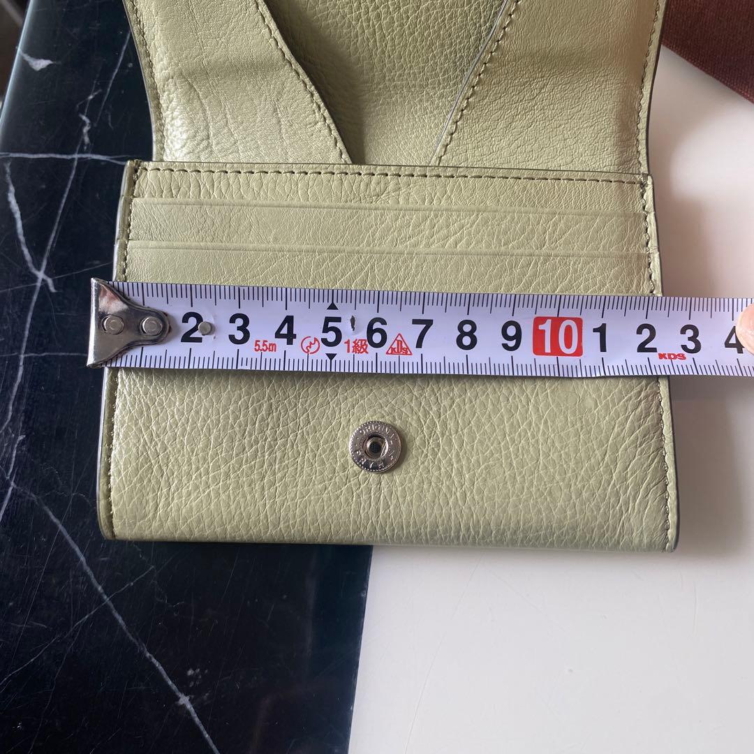 HIROFU ライトグリーン 二つ折り財布