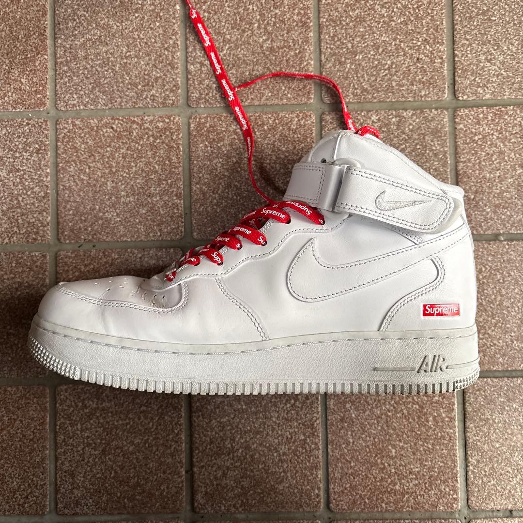 Supreme x Nike Air Force 1 スニーカー ホワイト