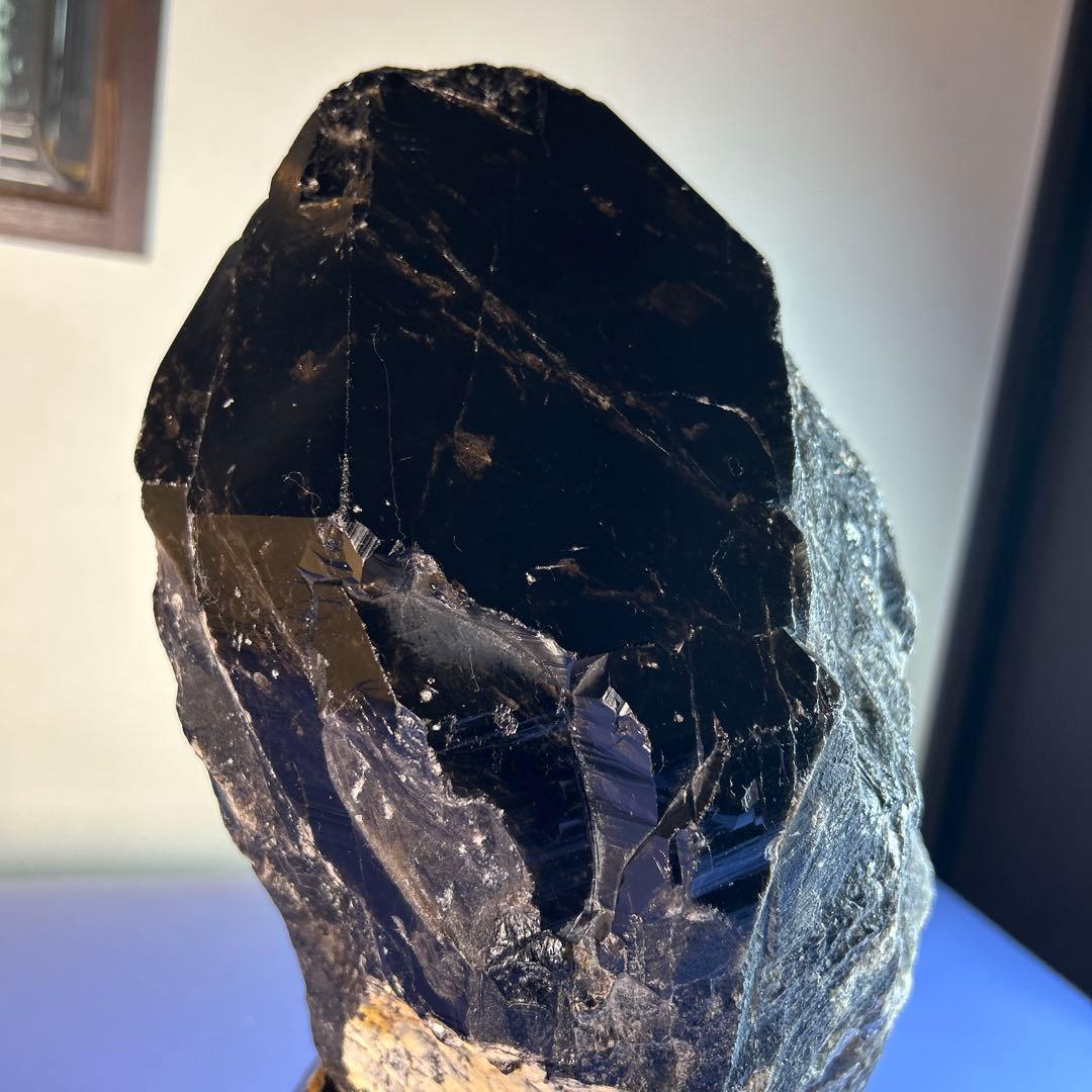 最強　黒水晶　モリオン　7.8kg(購入者特典有り)