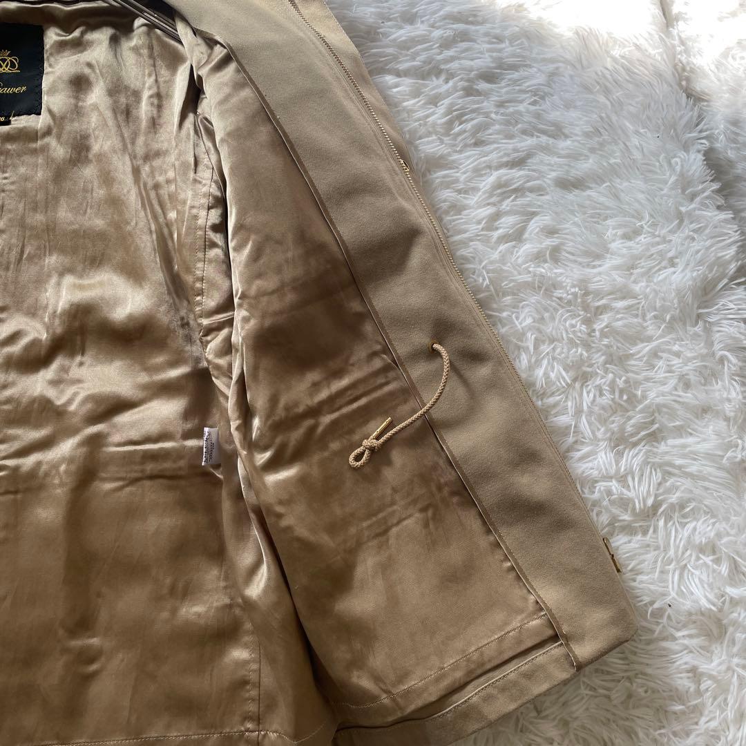 【専用】ドゥロワージャケット　ムートンコンビ　切り替え　ベージュ　36