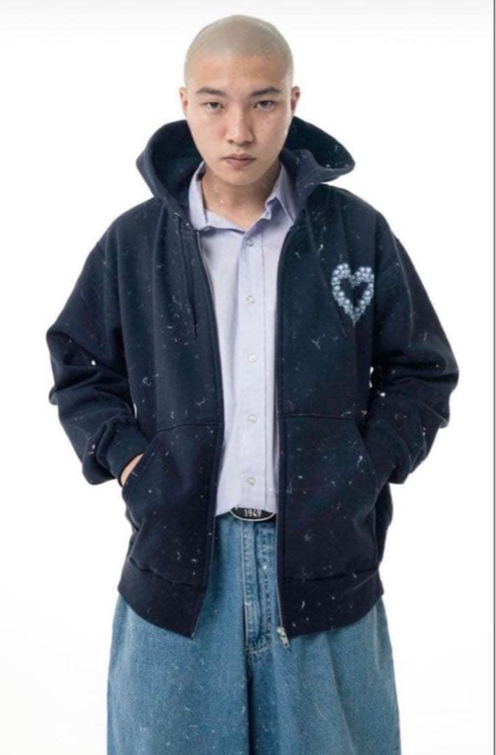 ARAKI ジップパーカー　ネイビー