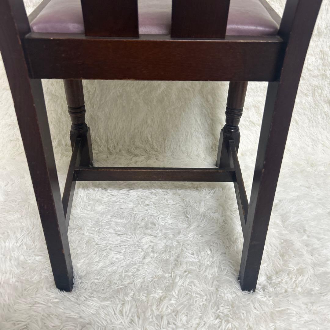 【良品】ハイバックチェア　ダイニングチェア　イギリス　アンティーク