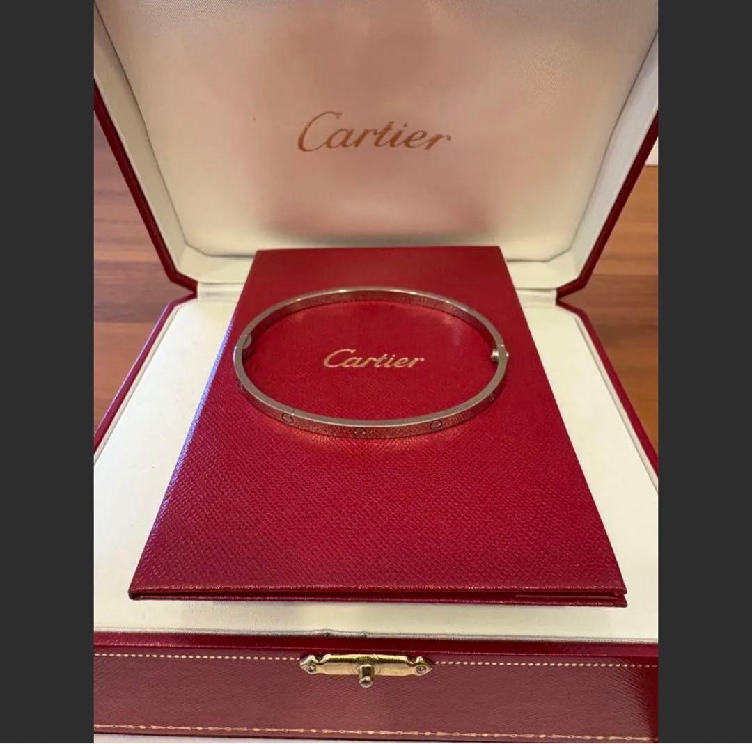 【のり】Cartier ラブブレスsm Au750 サイズ19