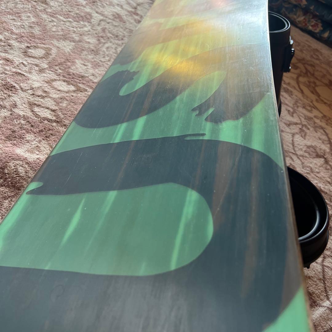 良品 BURTON CUSTOM FV 148cm バイン付 スノーボードセット