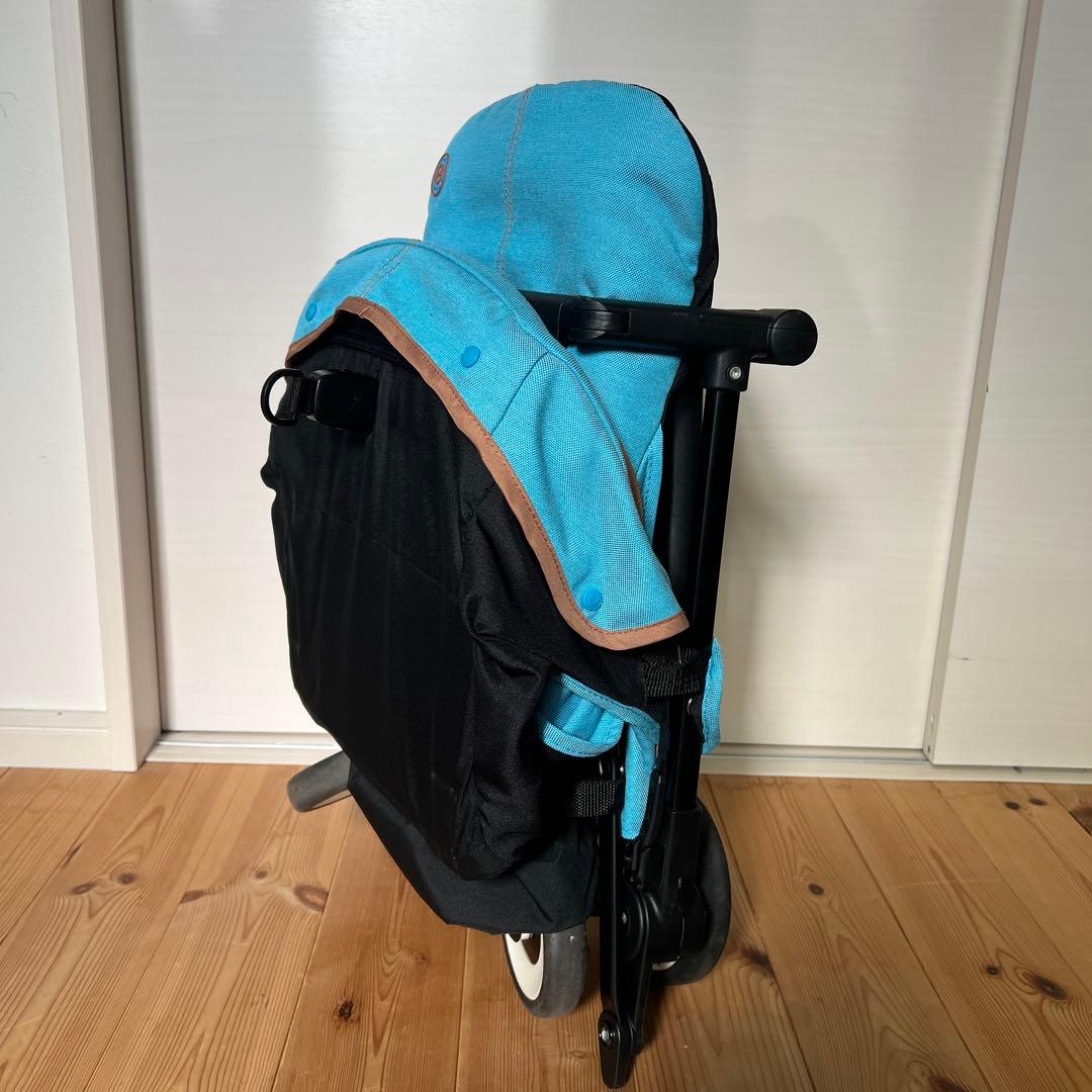 cybex ベビーカー　ビーチブルー