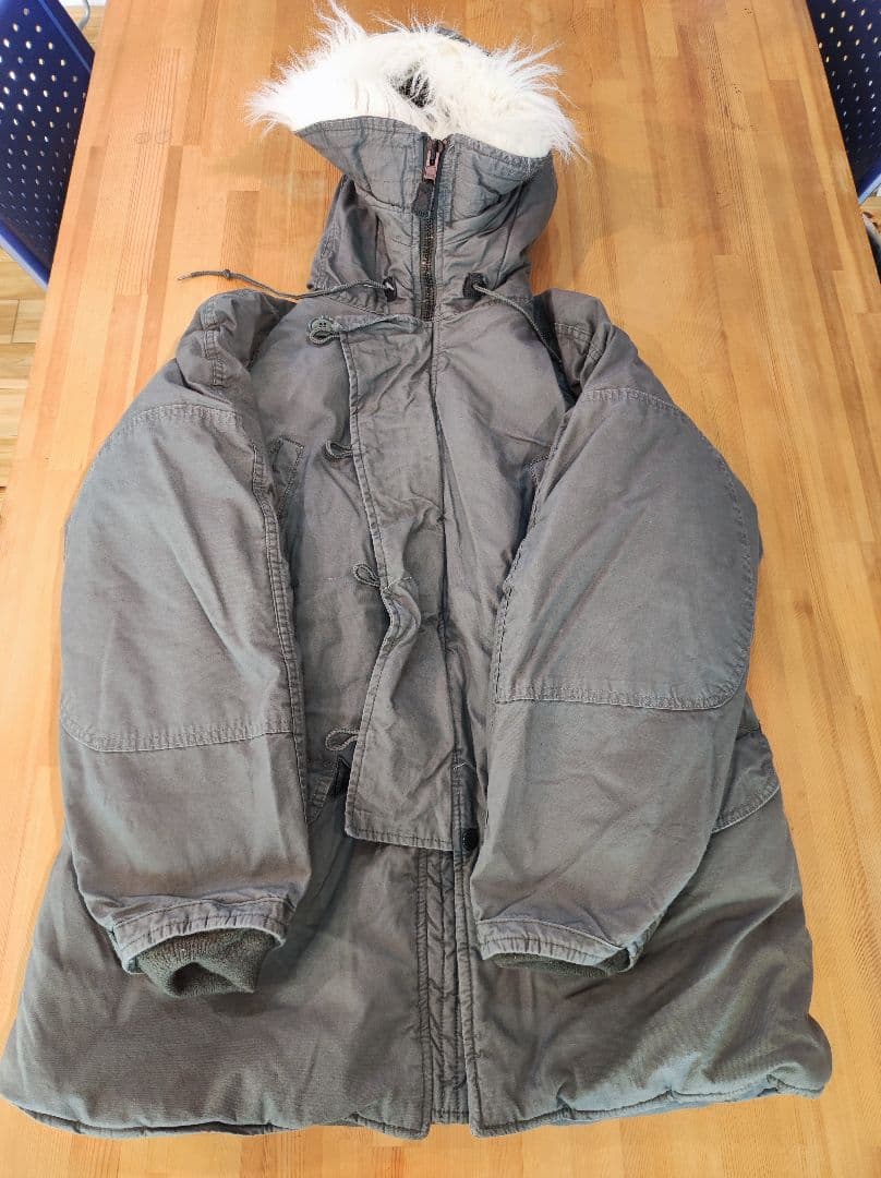 00s 米軍 実物 N-3Bフライトジャケット　貴重なS　USED