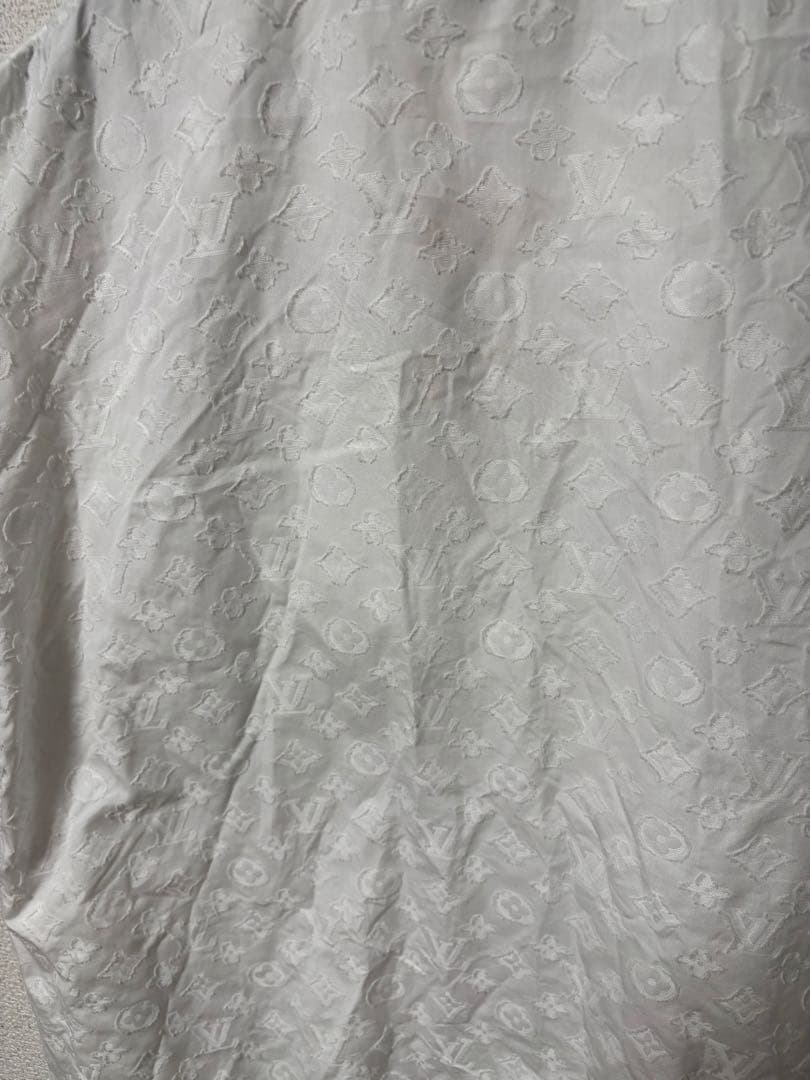 美品 Louis Vuitton フリルブラウス ホワイト 40