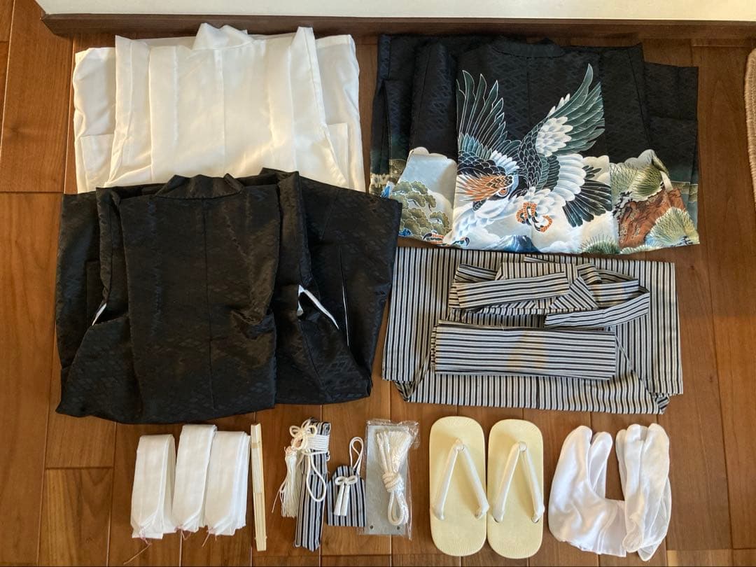 七五三 5歳　袴　着物セット