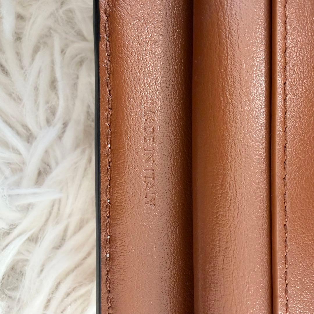 【未使用品級】セリーヌ 三つ折り財布 トリオンフ スモールフラップウォレット