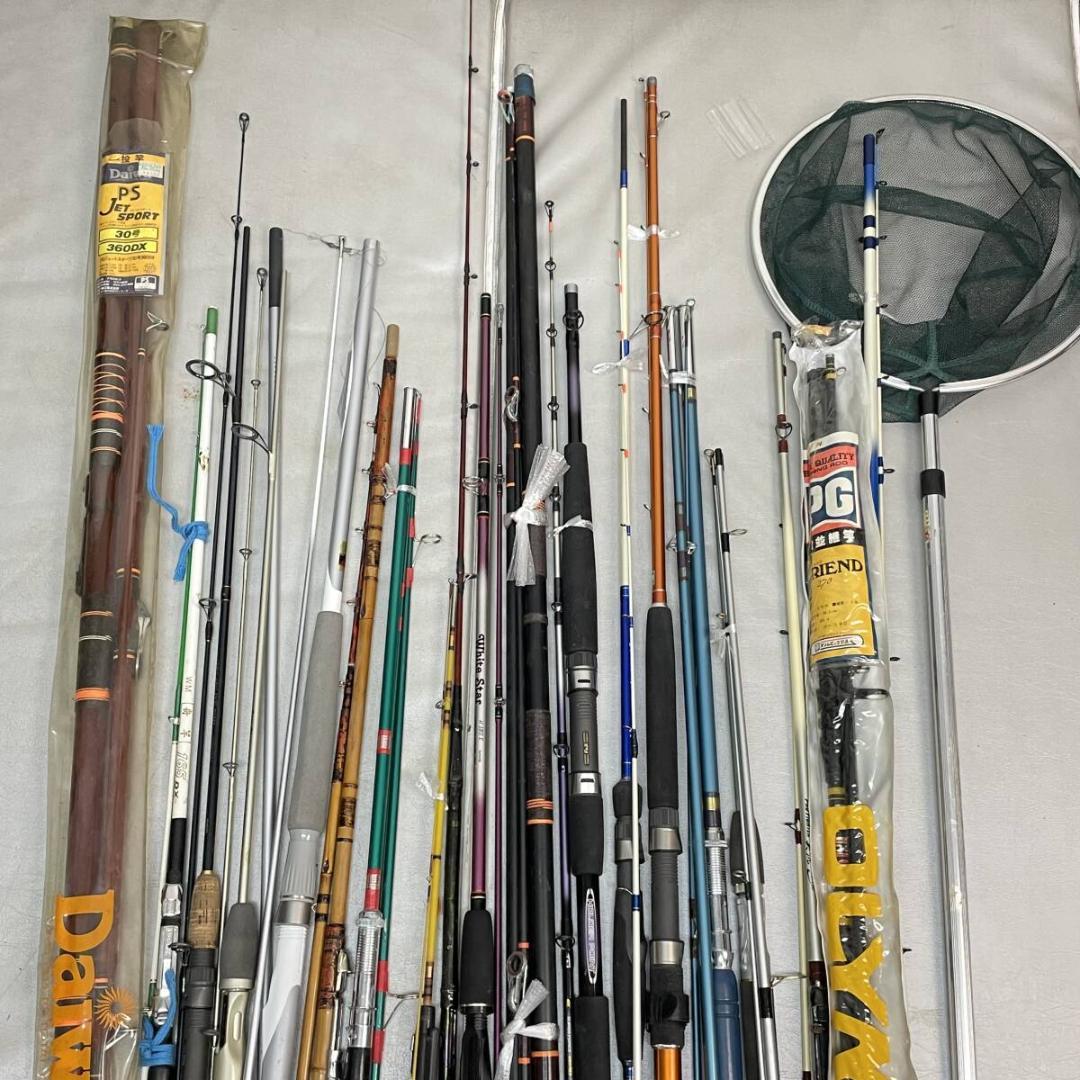 釣り竿 リール竿 投げ竿 まとめて 20本 ルアーロッド 差し込み式