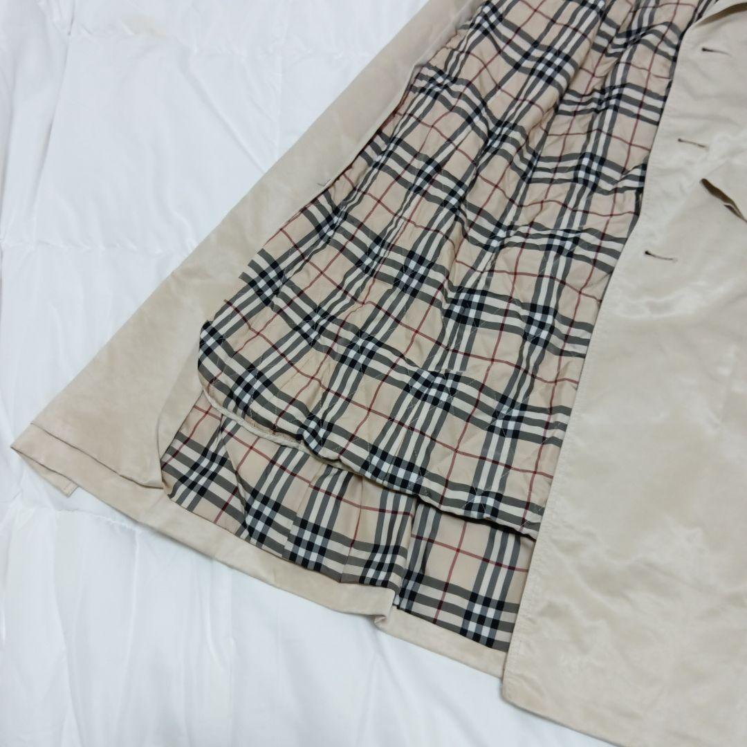 バーバリー ロンドントレンチコート ミドル ノバチェック ライナー 三陽商会製