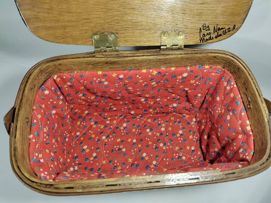 美品 Caro-Nan カロナン バスケット Basket テニス希少