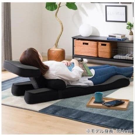 ニトリ ゲーミング座椅子　専用テーブルカバー付(LC-B12TAB GY)