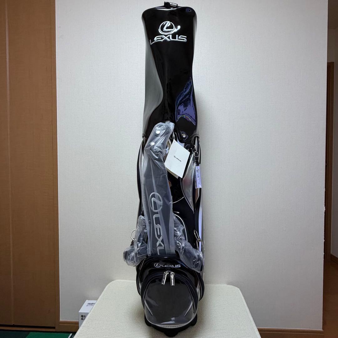非売品　新品未使用レクサスオリジナルキャディバッグ　ブラック