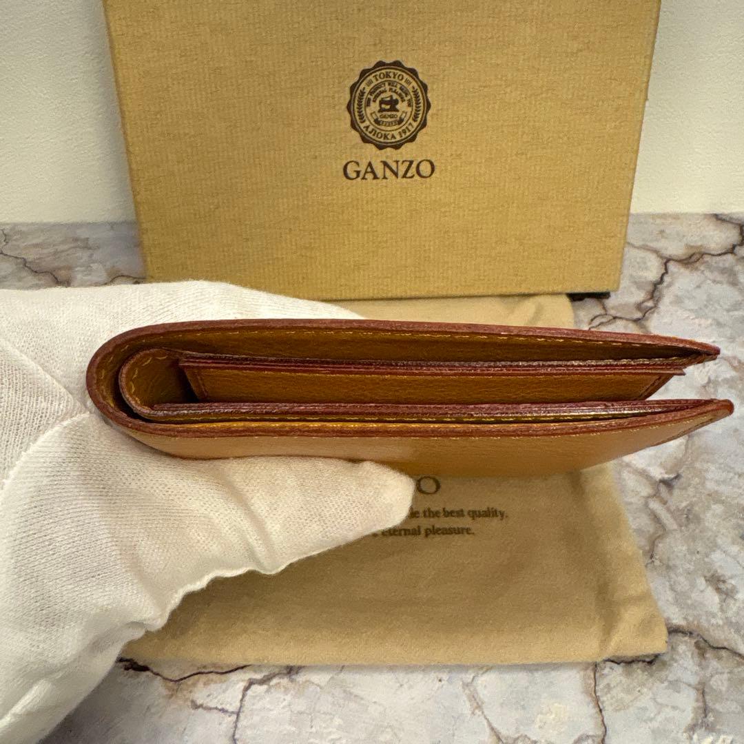 セール‼️GANZO ミネルバナチュラル　 二つ折り財布