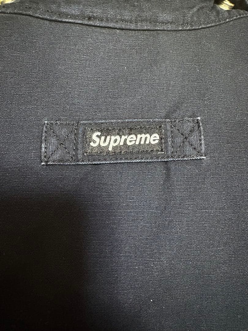 ジャケット・アウター Supreme Leather Collar Utility Jacket M