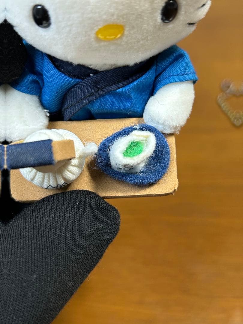和風ウェイトレス ハローキティ レストラン限定 ぬいぐるみ