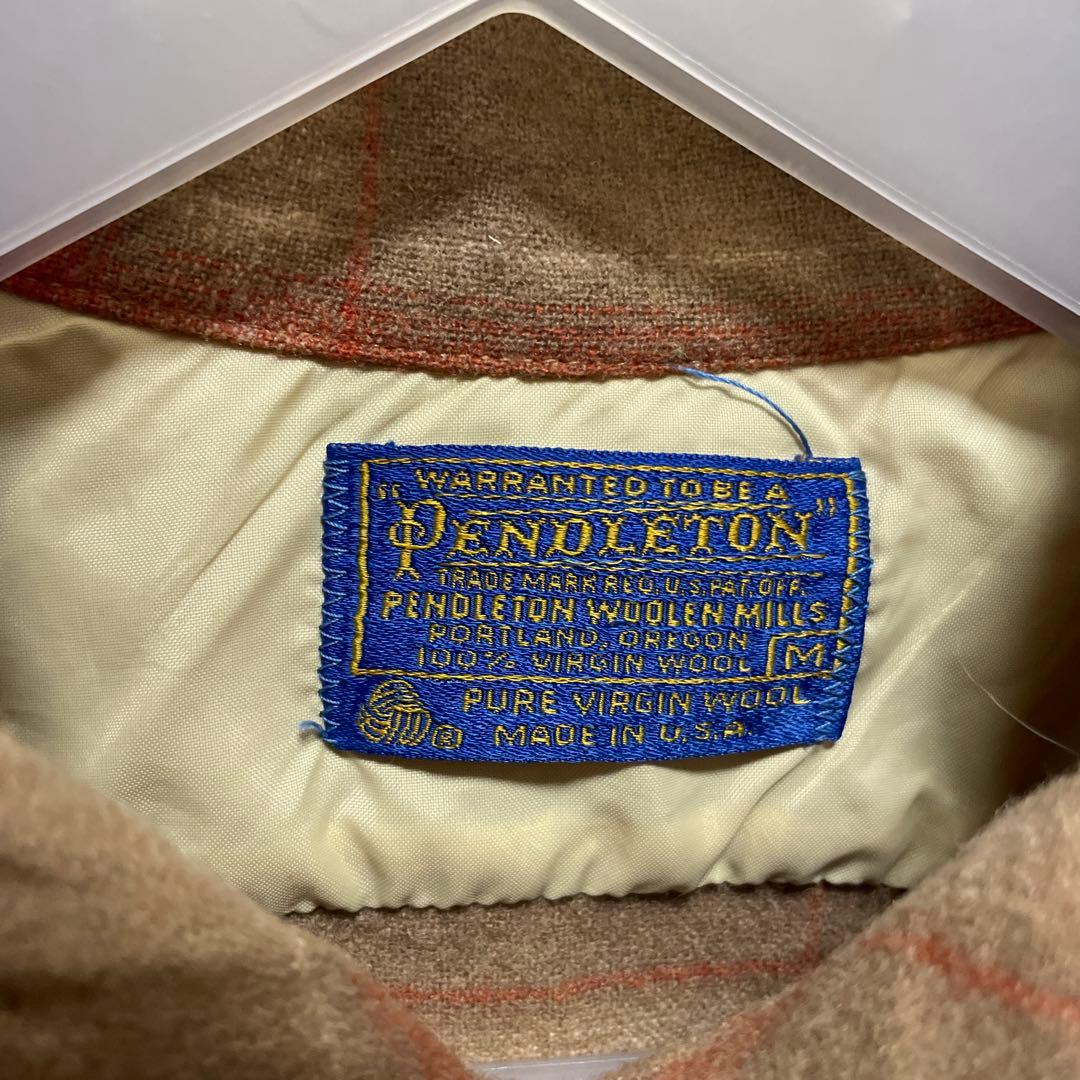 Pendleton ウール ボードシャツ　70s