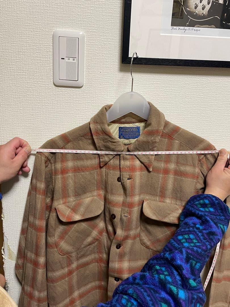 Pendleton ウール ボードシャツ　70s