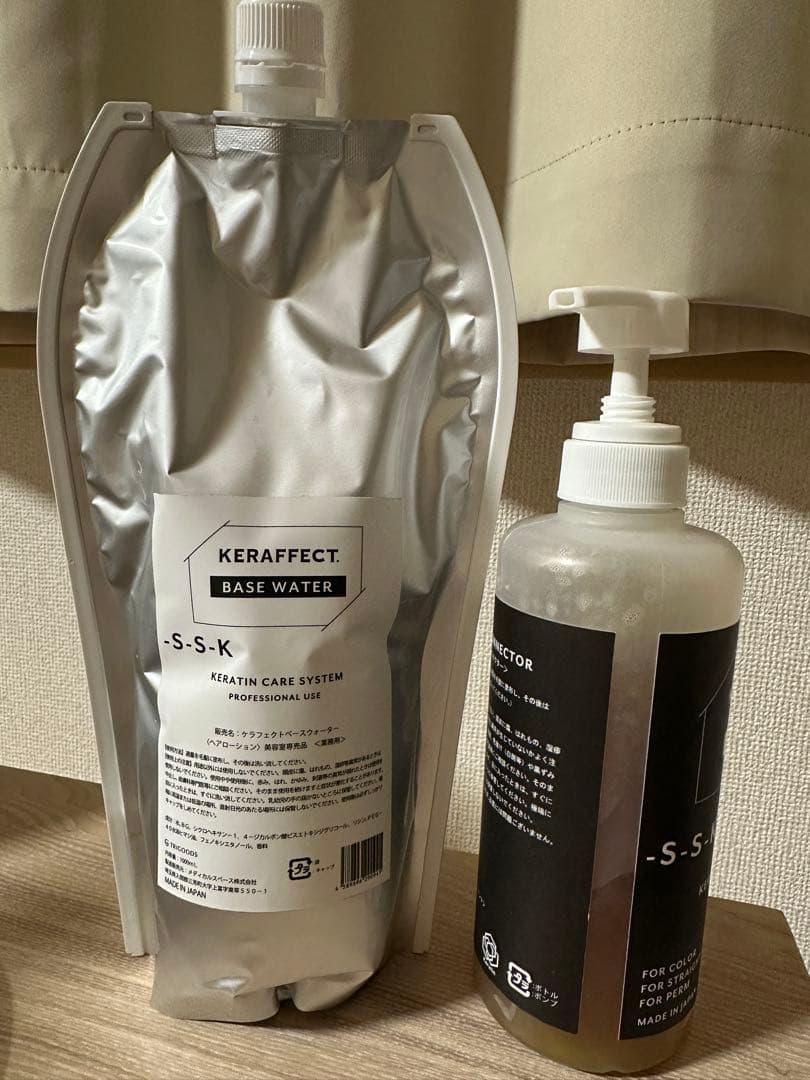 え*ふ様 KERAFFECT コネクター 500ml、ベースウォーター1000m