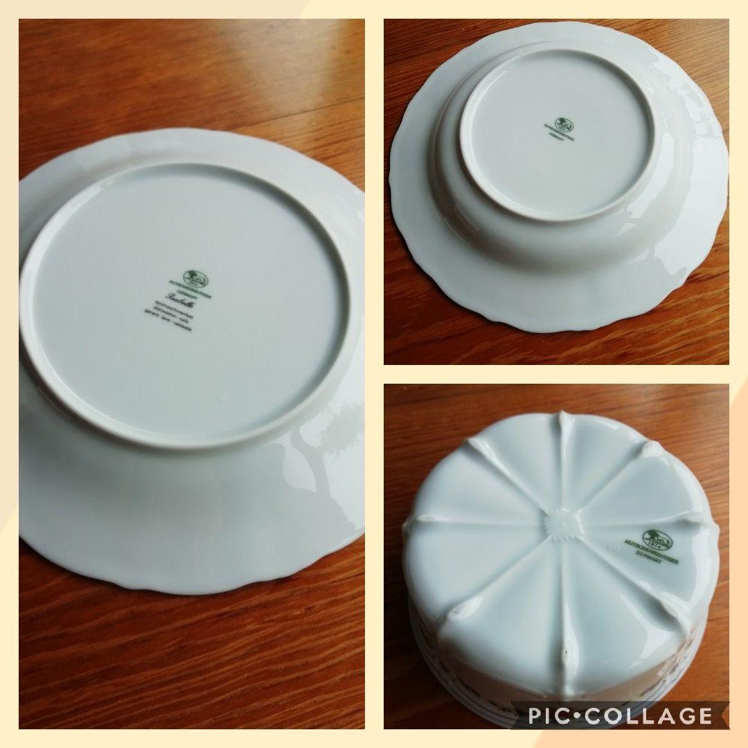 新品 HUTSCHENREUTHER フッチェンロイター ペアプレート 2セット