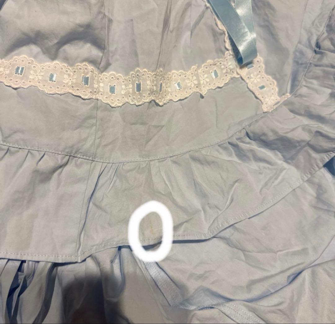ハートエプロン　サックス