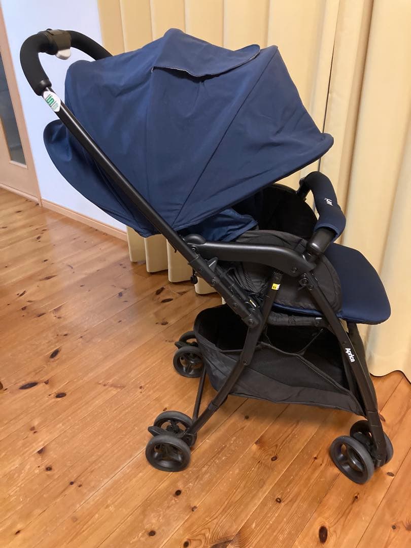 【おまけ付き】Aprica カルーンエアー　メッシュ AB型　ネイビー