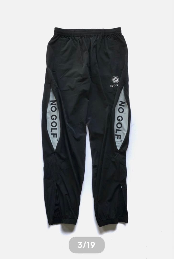 NO GOLF ブラックパンツ　clubhaus