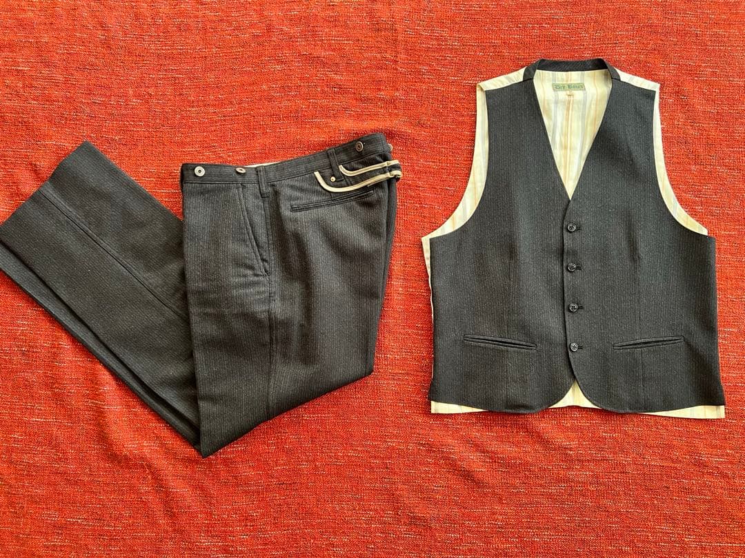 Dry Bones トラウザーズ　ベスト　セットアップ