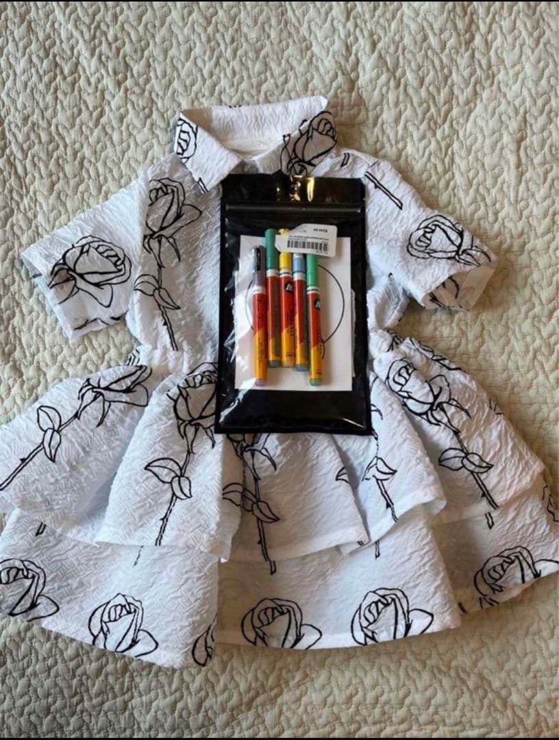 ワンピース CAROLINE BOSMANS DRESS POPPY SOFT ROSE