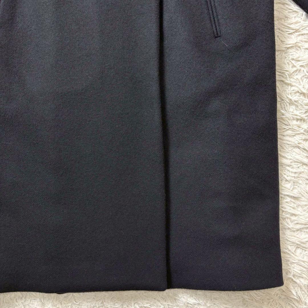 【美品】Liyoca リヨカ　ビーバーバンドカラーコート