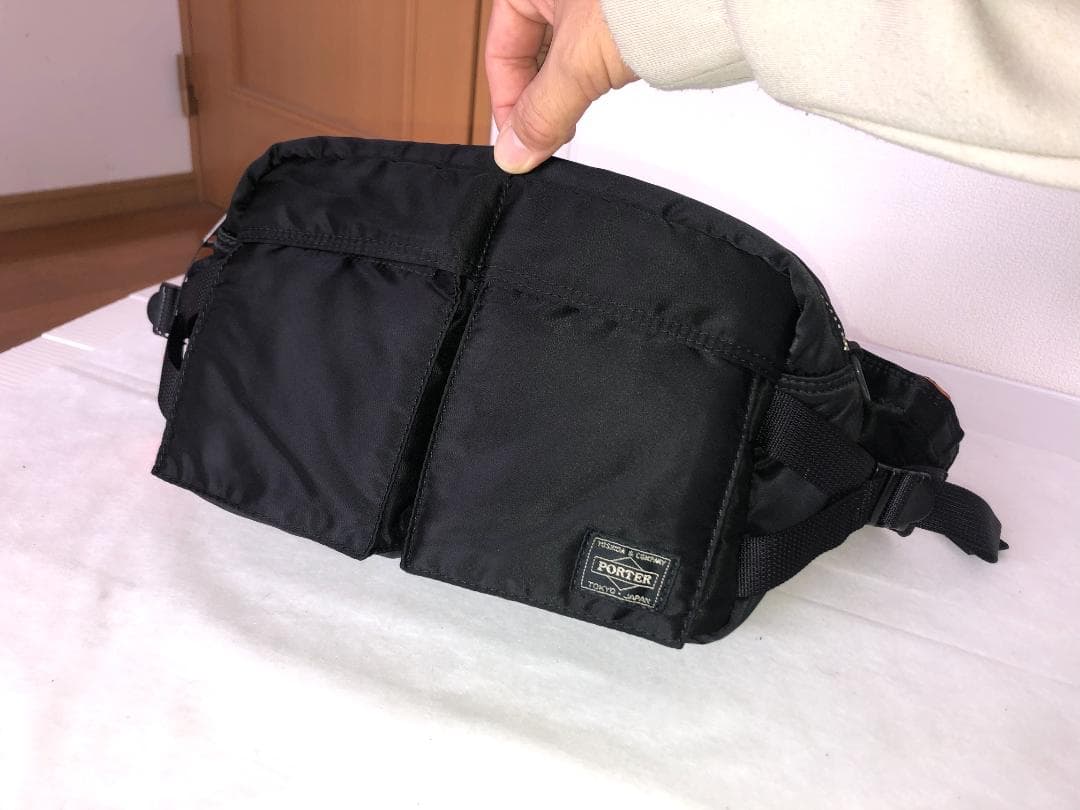 激美品　ポーター　タンカー　ウエスト　ポーチ　ボディー　バッグ　旅行　ジム　旅行