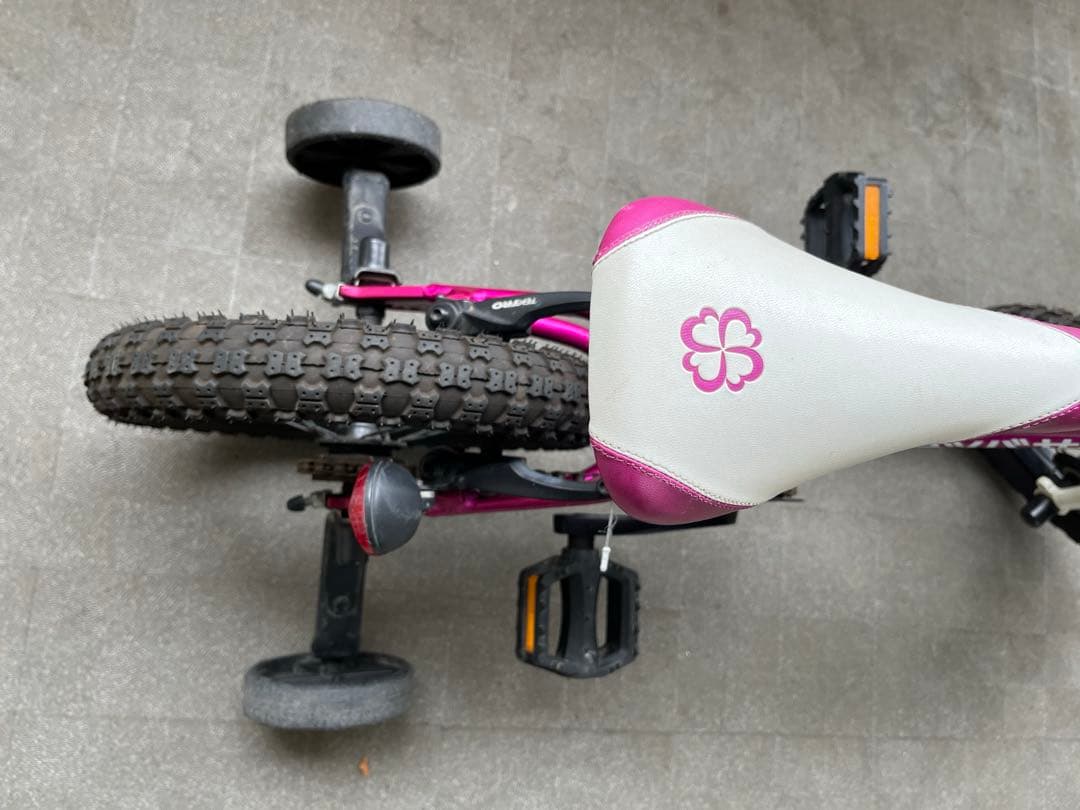【送料込】ヨツバサイクル12インチ　パープル