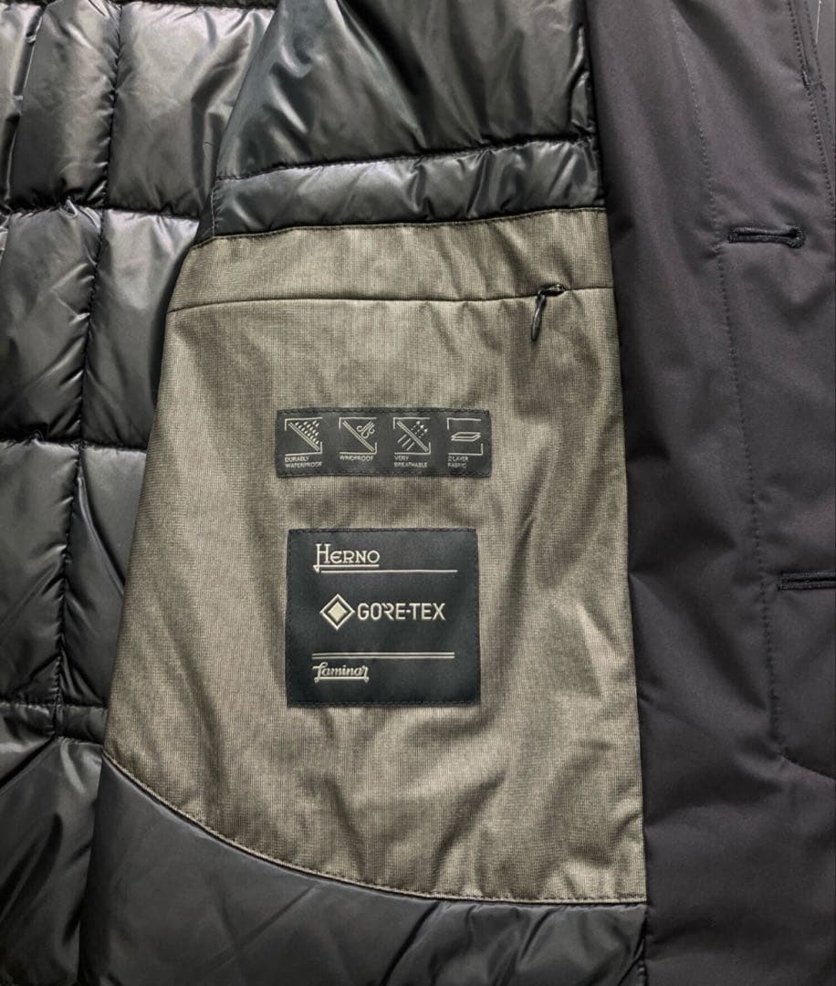【新品・L】HERNO ダウンコート　ゴアテックス