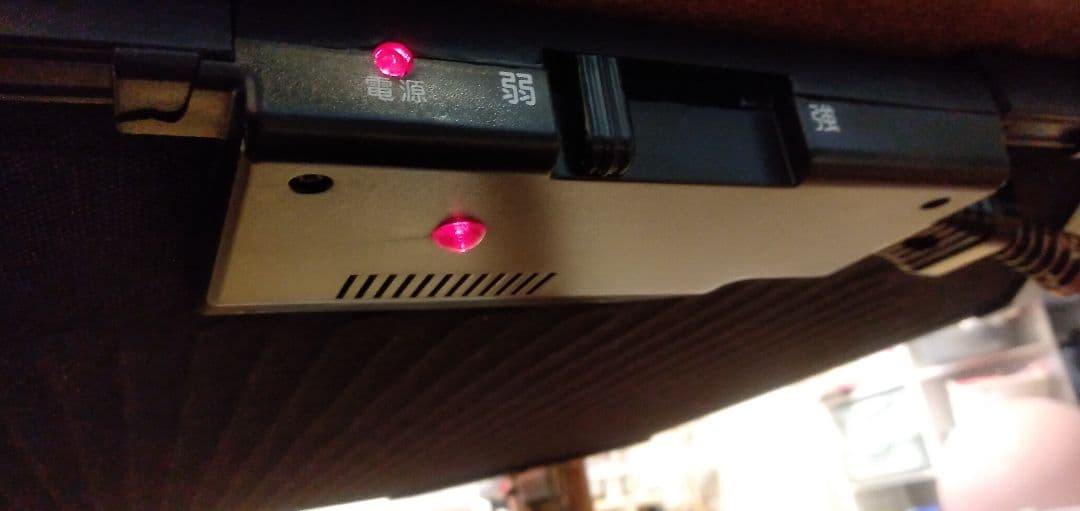 折りたたみ式コタツテーブル フラットヒーターテーブル 1050×750×400
