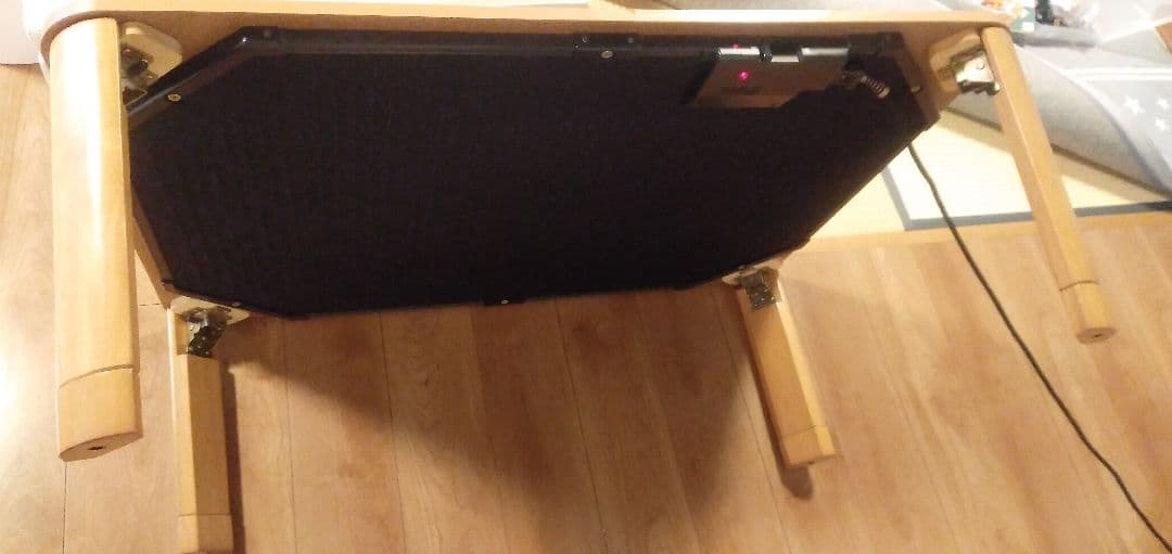 折りたたみ式コタツテーブル フラットヒーターテーブル 1050×750×400