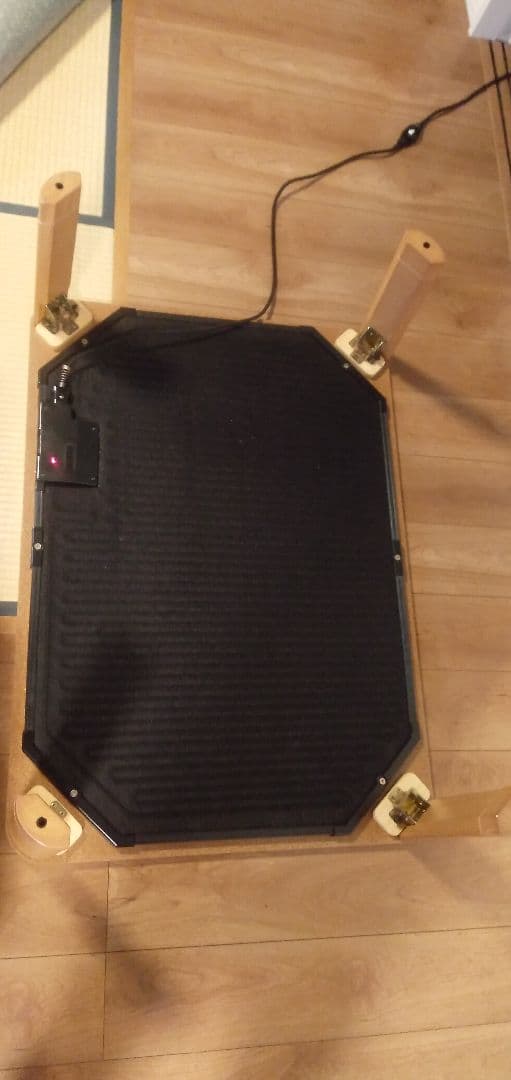 折りたたみ式コタツテーブル フラットヒーターテーブル 1050×750×400