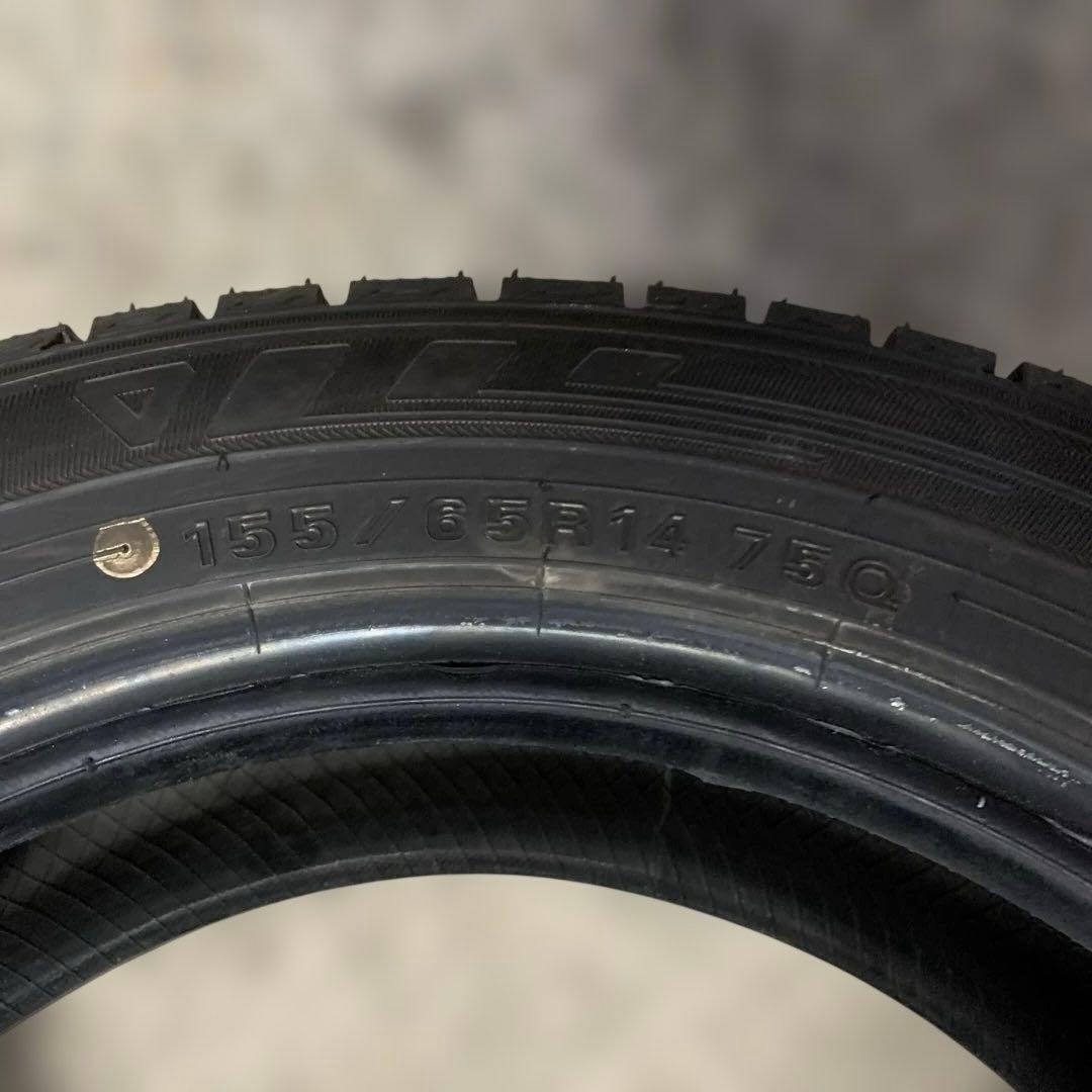 スタッドレス ダンロップ WM03 155/65R14 （青877）