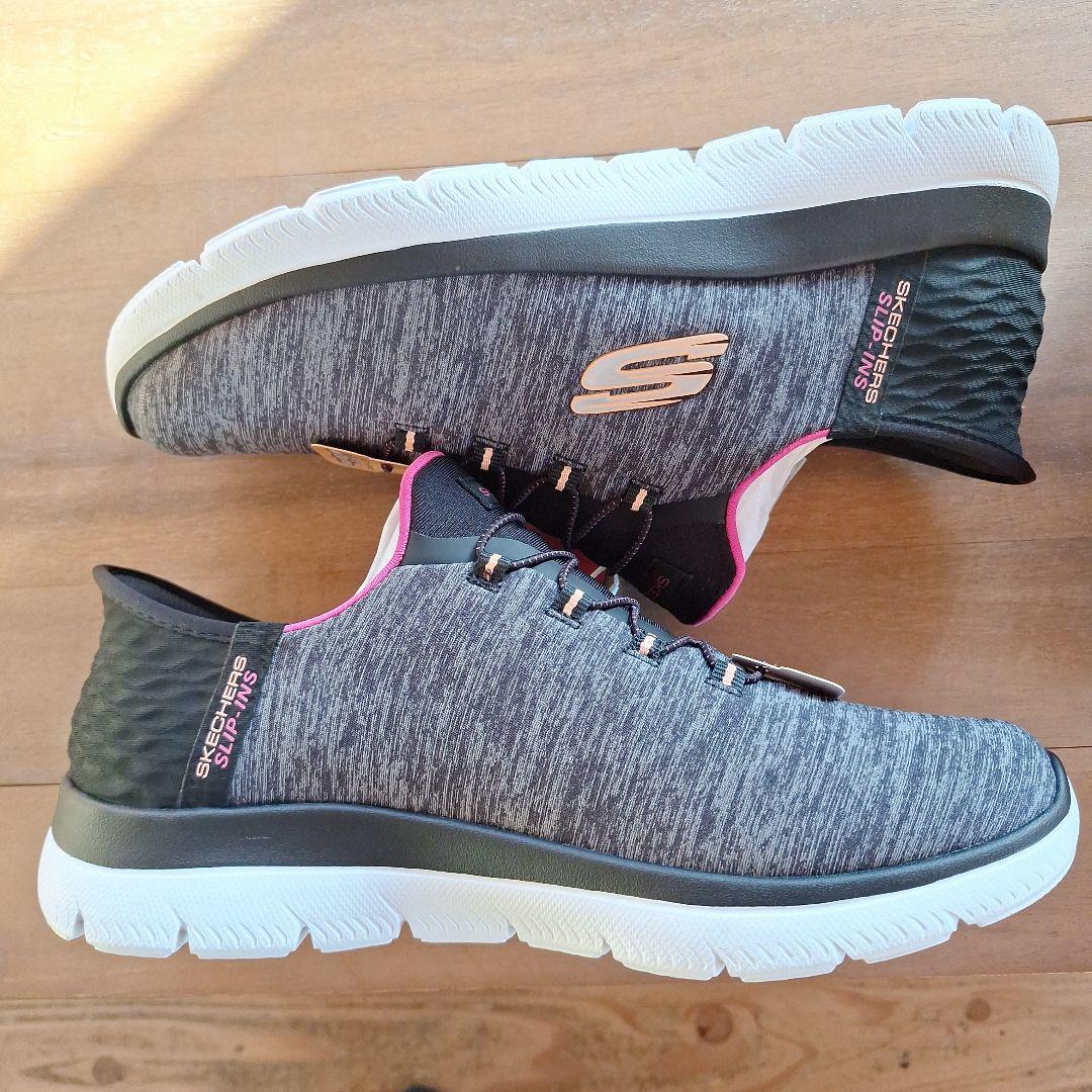 【新品】SKECHERSスケッチャーズ スリップインズ　25cm　黒