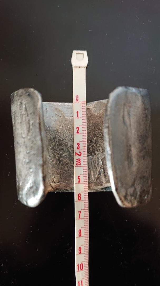 シルバー バングル  ビンテージ 重量約240g