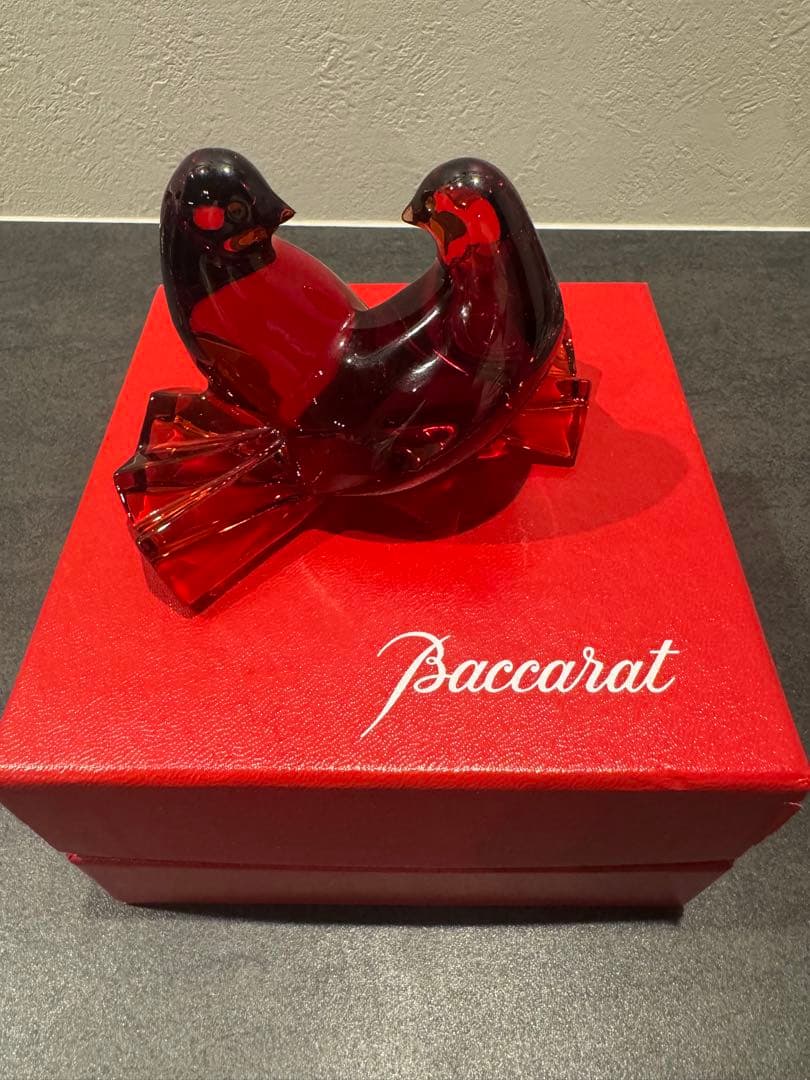 Baccarat バカラ 鳩の置物