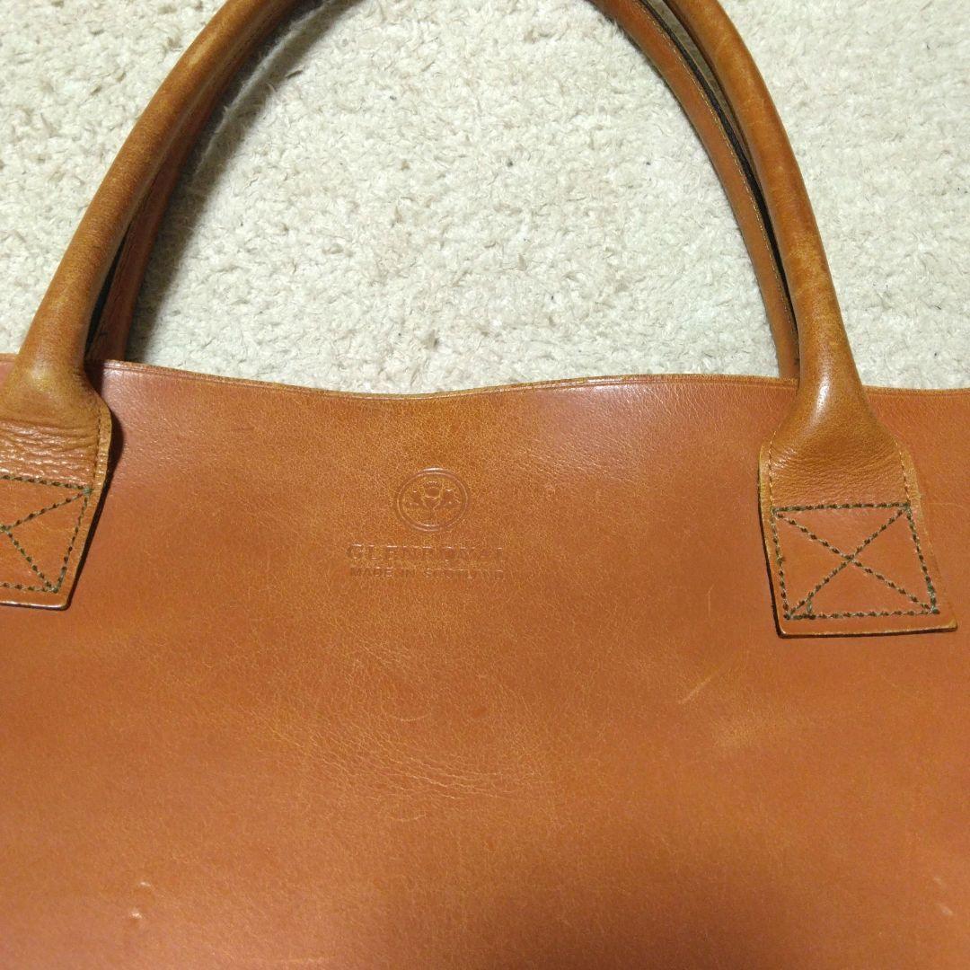 名品!グレンロイヤル ブライドルレザー トートバッグ オックスフォードタン